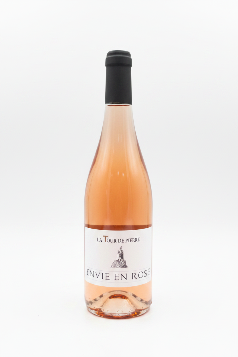 La Vie en Rosé - La Tour de Pierre - fond blanc