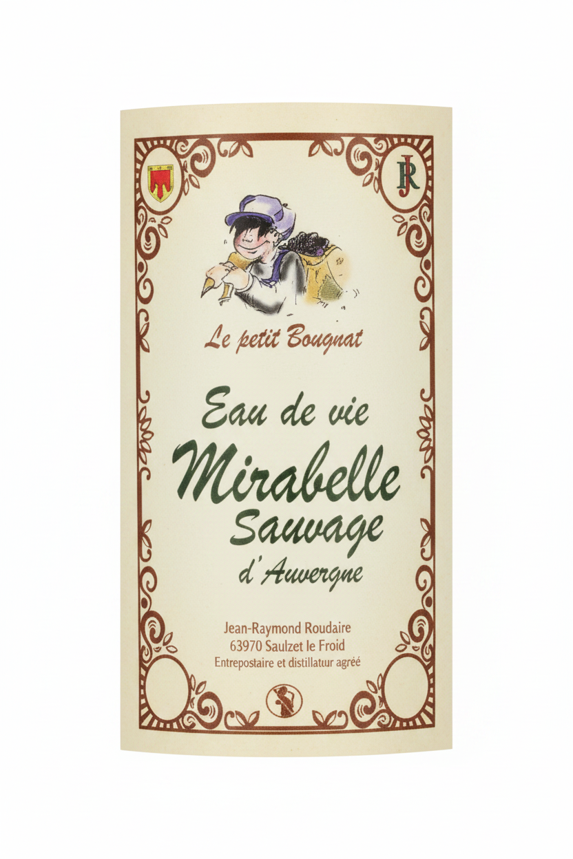 Mirabelle Sauvage - étiquette seule