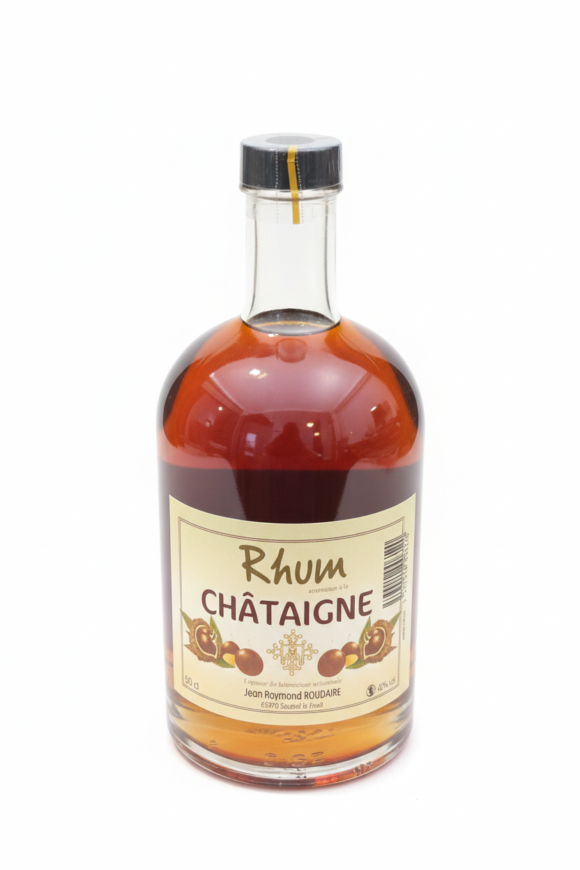 Rhum Châtaigne fond blanc