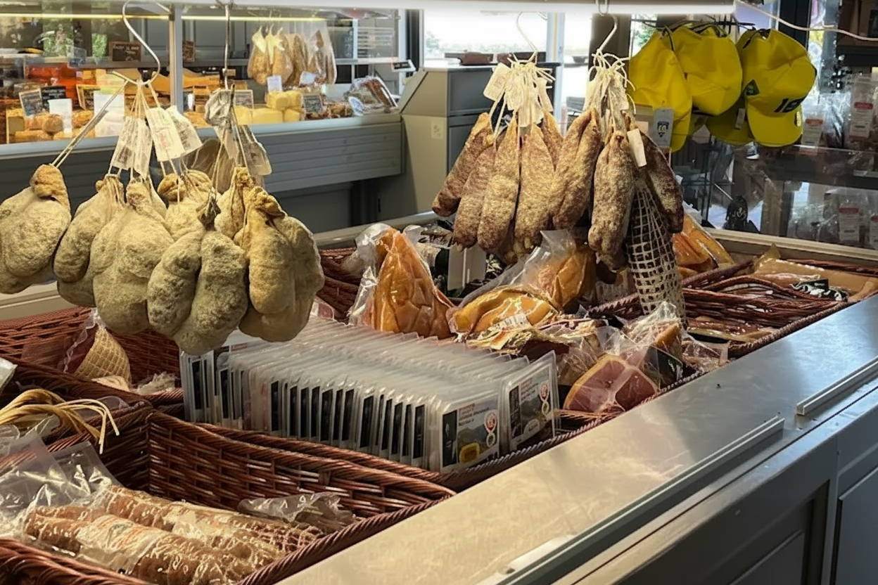 Comptoir de charcuterie sans texte
