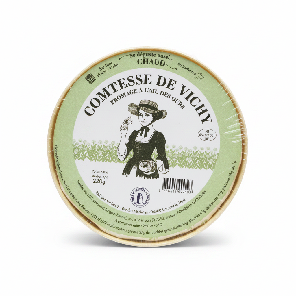 Comtesse de Vichy Ail des Ours - fond blanc