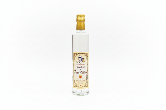 Eau de vie de Poire William – fond blanc