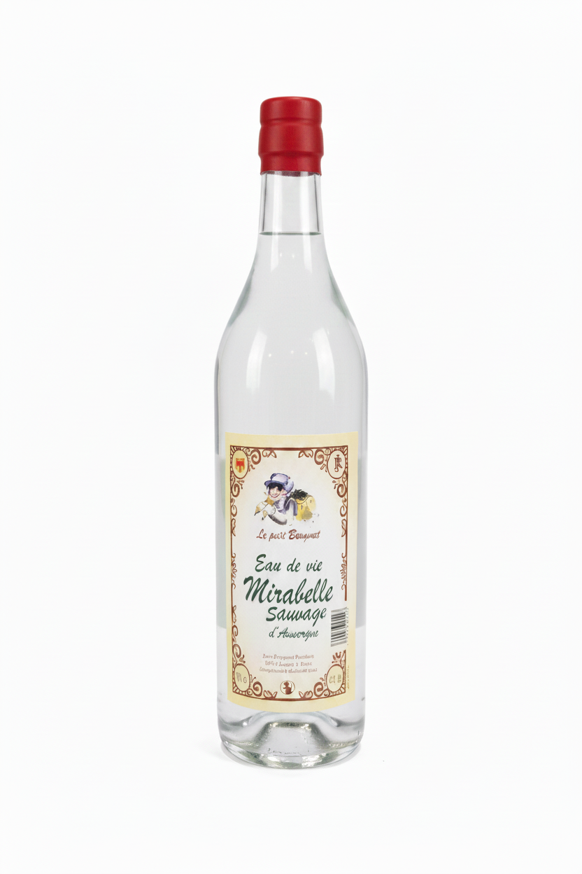 Eau de vie Mirabelle Sauvage - sans coulure