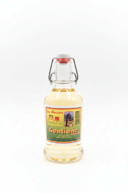 Gentiane Sauvage fond blanc