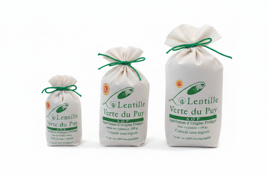 La Lentille Verte du Puy - 3 tailles