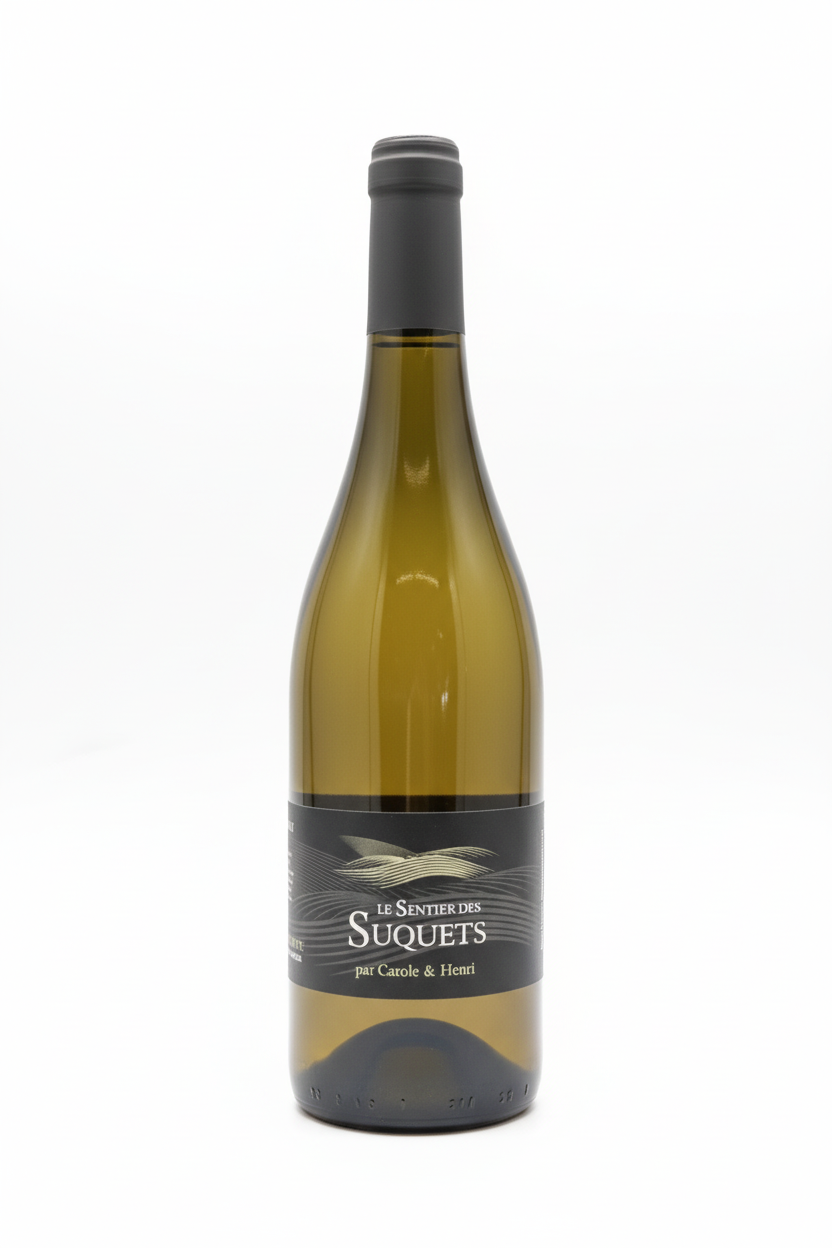 Le Sentier des Suquets blanc - fond blanc
