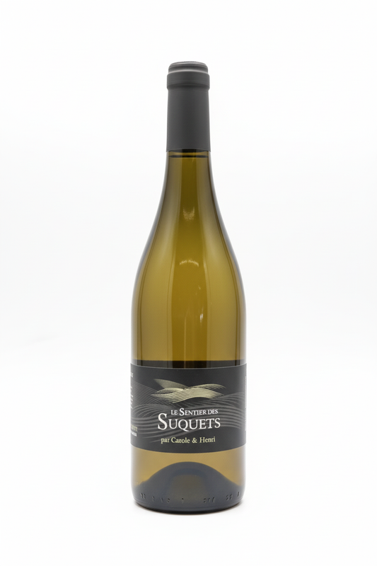 Le Sentier des Suquets blanc - fond blanc