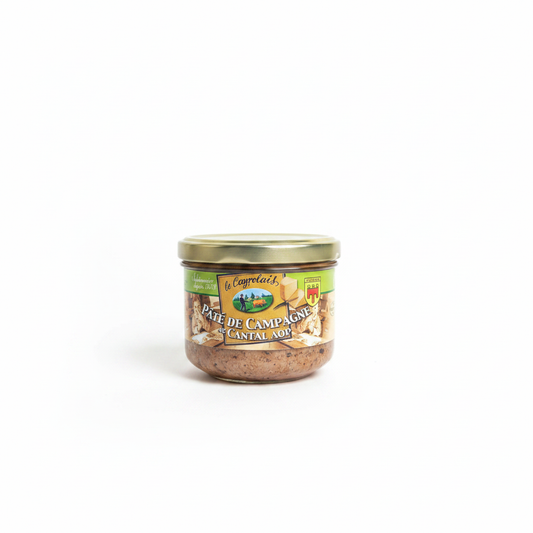 Pâté de Campagne au Cantal AOP - fond blanc