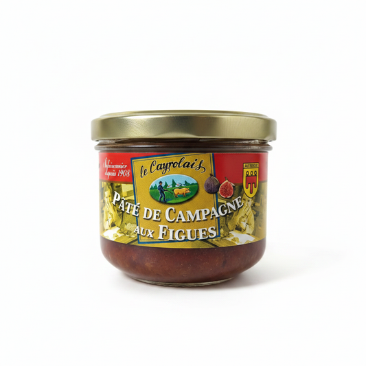 Pâté de Campagne aux Figues - fond blanc
