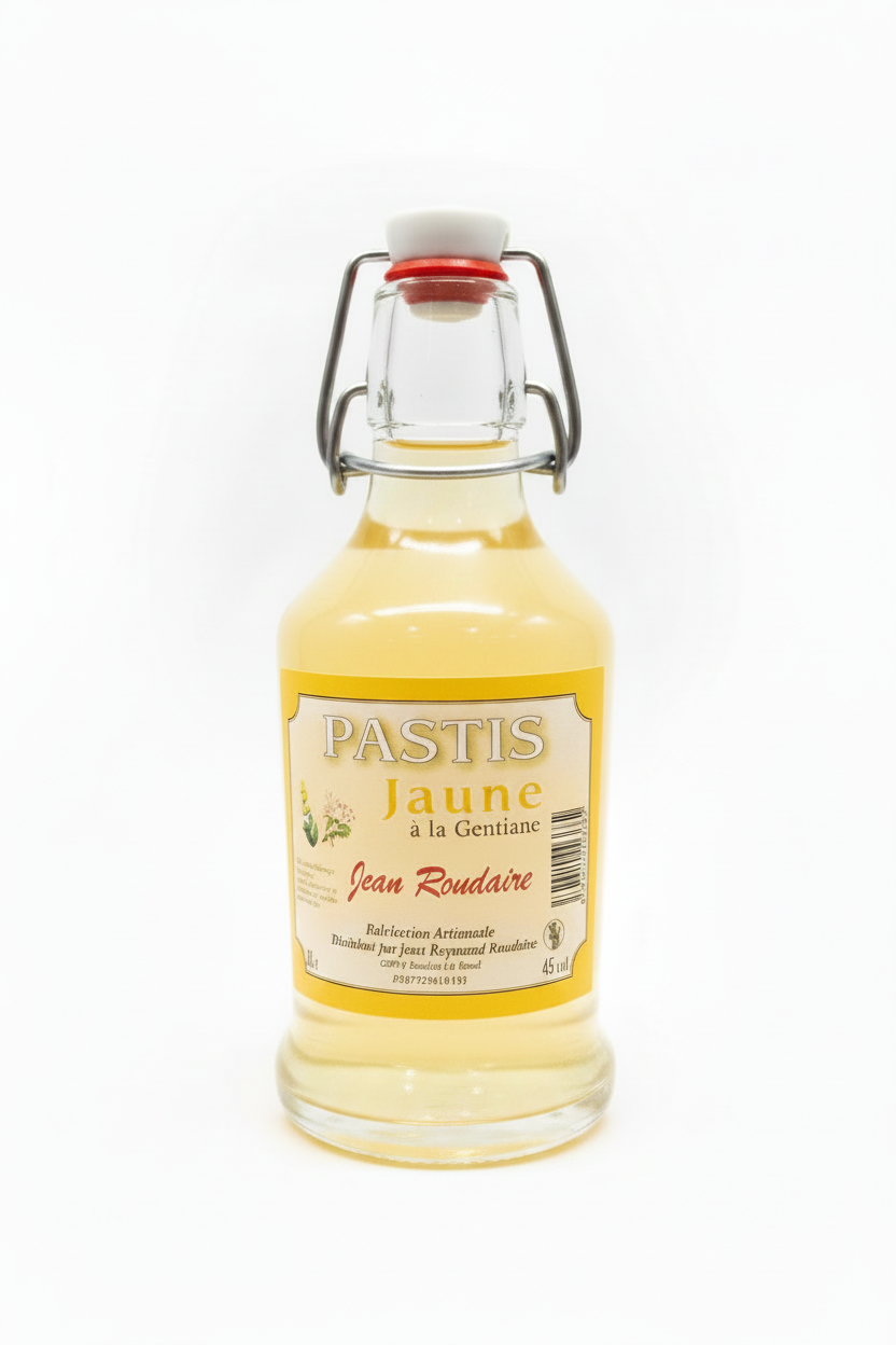 Pastis Jaune liquide jaune pâle