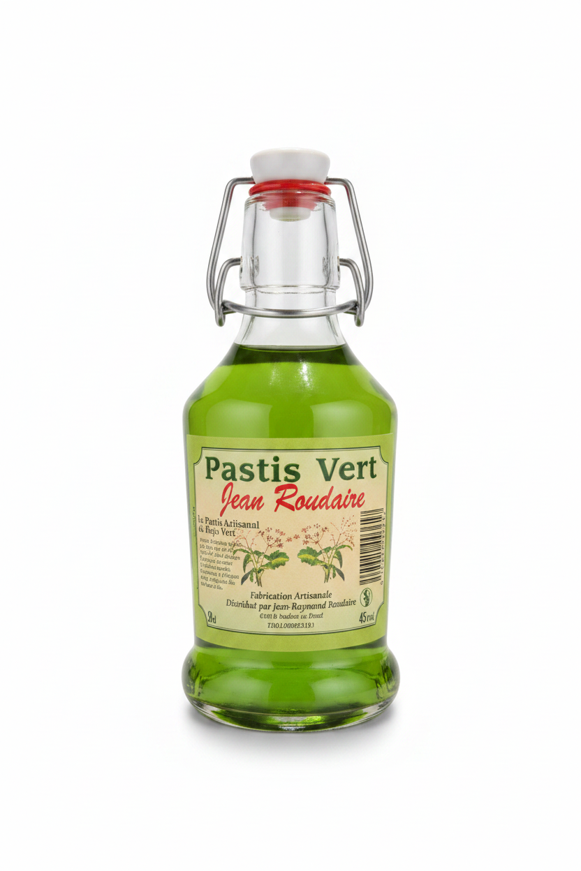 Pastis Vert fond blanc