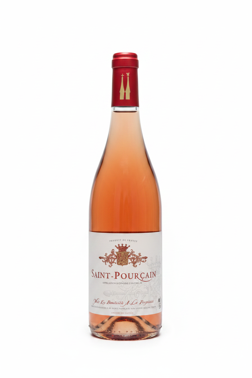 Saint-Pourçain Rosé - bouteille entière fond blanc