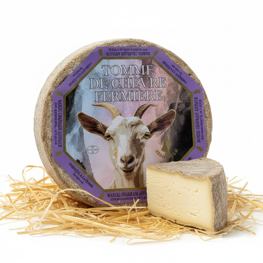 Tomme de Chèvre Fermière - étiquette fidèle