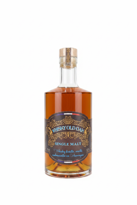 Whisky Old Oak Single Malt - fond blanc